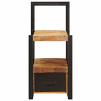Perchero Marrón 40 x 40 x 90 cm Madera de mango maciza