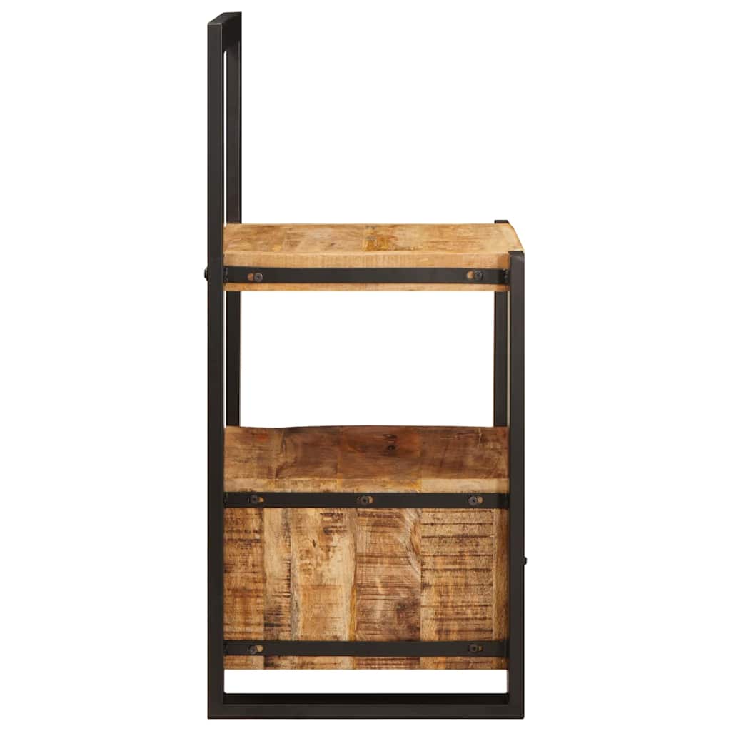 Perchero Marrón 40 x 40 x 90 cm Madera de mango maciza