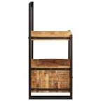 Perchero Marrón 40 x 40 x 90 cm Madera de mango maciza