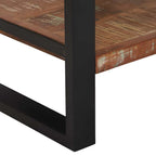 Mesa Auxiliar con cajón Multicolor Madera sólida recuperada