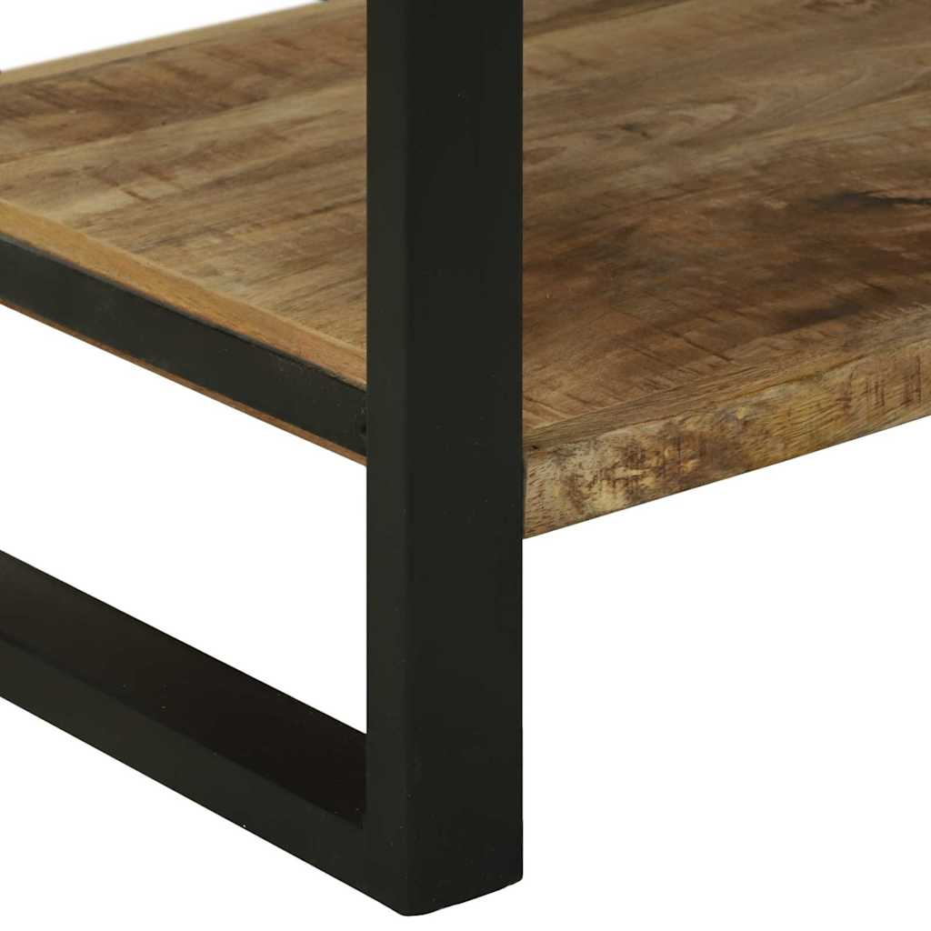 Estante de cocina Marrón y Negro 80 x 40 x 160 cm