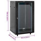 Rack de servidores 15U 19" IP20 negro 60x60x100 cm