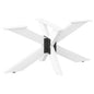 Pata para mesa de centro con forma de araña, antracita, 98 x 58 x (42-43) cm, acero