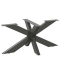 Pata para mesa de centro con forma de araña, antracita, 98 x 58 x (42-43) cm, acero