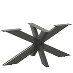 Pata para mesa de centro con forma de araña, antracita, 98 x 58 x (42-43) cm, acero