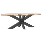 Pata para mesa de centro con forma de araña, antracita, 98 x 58 x (42-43) cm, acero