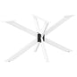 Pé de mesa de jantar, forma aranha, antracite, 120x68x(72-73) cm, aço