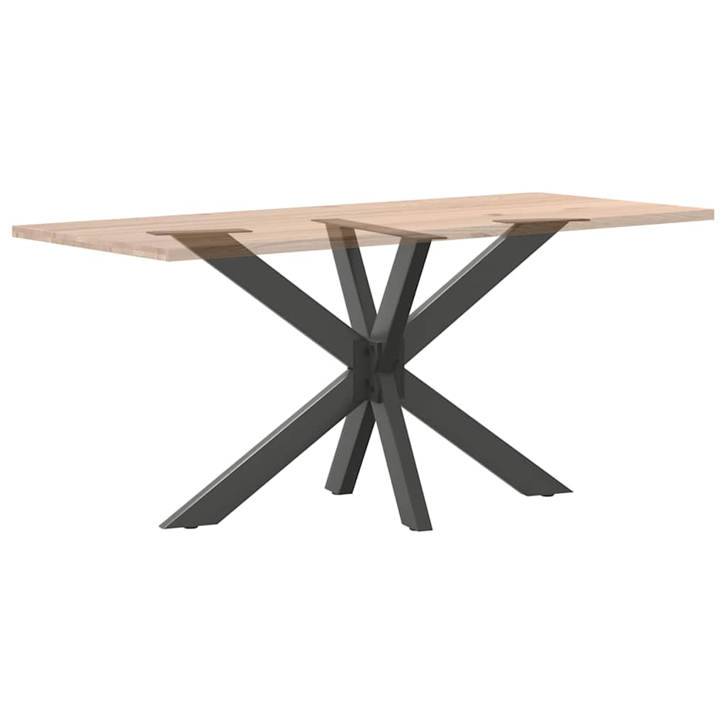 Pata de mesa de comedor forma araña antracita 120x68x(72-73) cm acero