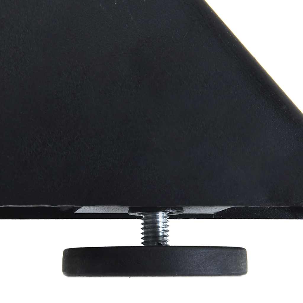 Pata de mesa de comedor forma araña antracita 120x68x(72-73) cm acero