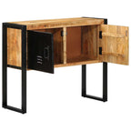 Mueble consola madera maciza de mango 90x35x75 cm