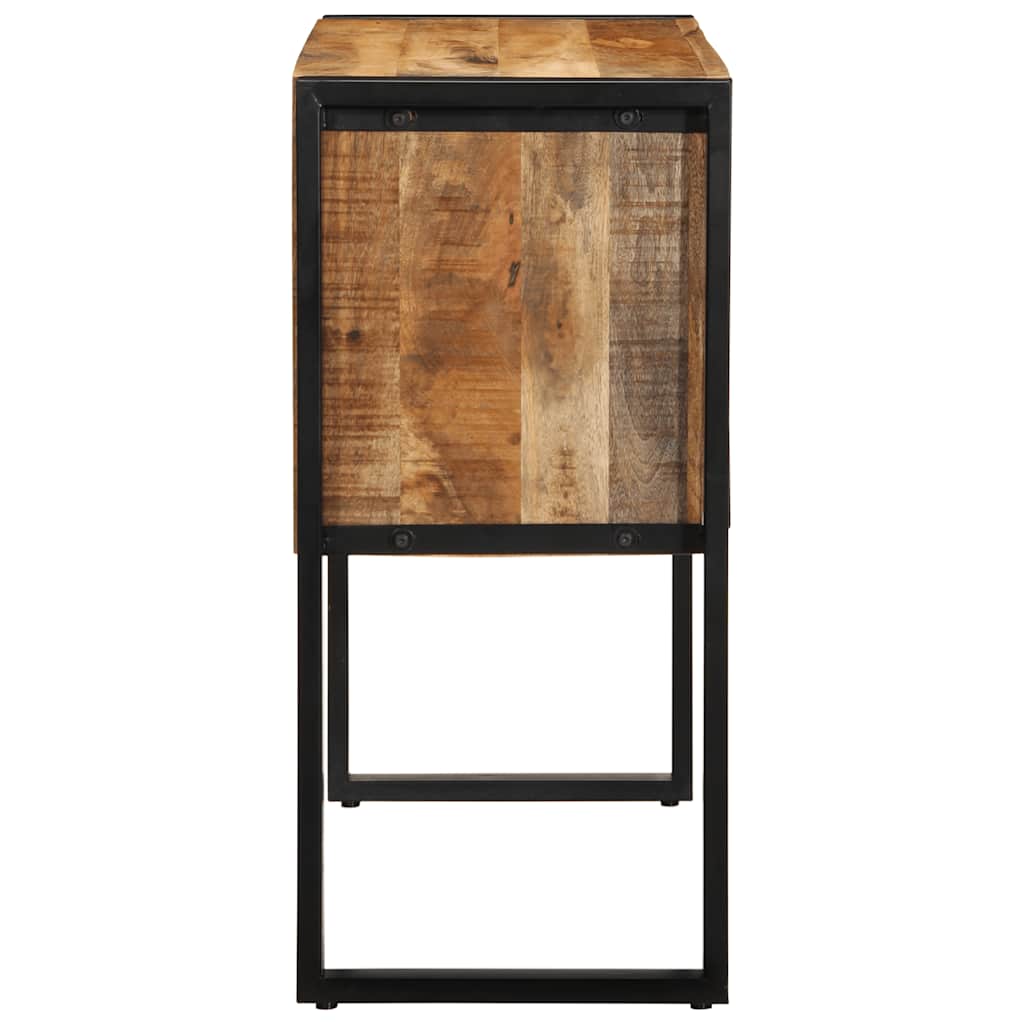 Mueble consola madera maciza de mango 90x35x75 cm