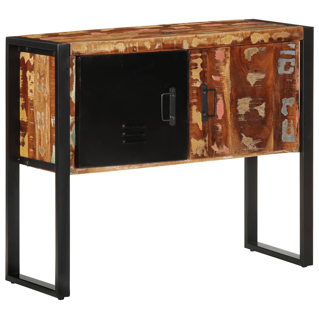 Mueble consola madera maciza de mango 90x35x75 cm