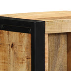 Armario de Noche Marrón 40 x 30 x 80 cm Madera maciza de Mango