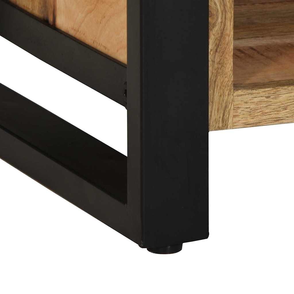 Banco para zapatos Marrón Madera maciza de Mango