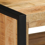 Banco para zapatos Marrón Madera maciza de Mango