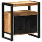 Bathroom Cabinet Brown Solid Mango Wood