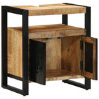 Mueble de Cuarto de Baño Marrón Madera de mango maciza
