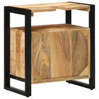 Mueble de Cuarto de Baño Marrón Madera de mango maciza