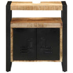 Mueble de Cuarto de Baño Marrón Madera de mango maciza