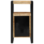 Mueble de Cuarto de Baño Marrón Madera de mango maciza