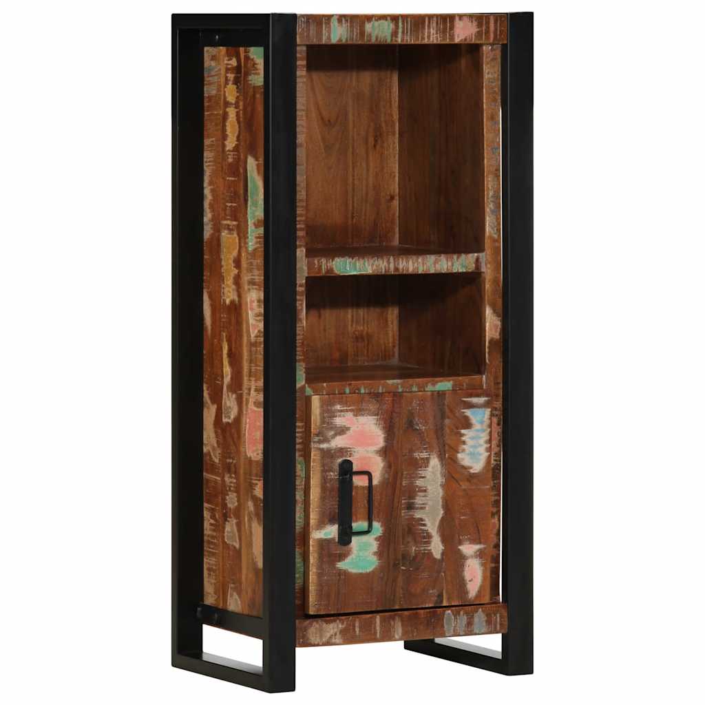 Solid reclaimed wood bathroom cabinet 38x33x160 cm