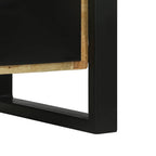 Mueble de Cuarto de Baño Marrón Madera de mango maciza