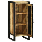Mueble de Cuarto de Baño Marrón Madera de mango maciza