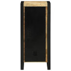 Mueble de Cuarto de Baño Marrón Madera de mango maciza