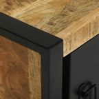Mueble de Cuarto de Baño Marrón Madera de mango maciza
