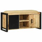 Gabinete de banco Marrón Madera maciza de Mango