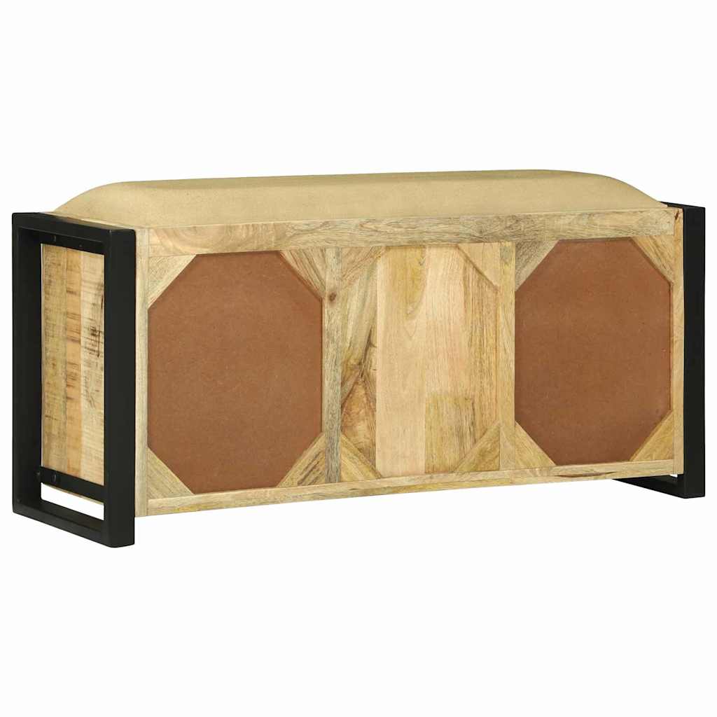Gabinete de banco Marrón Madera maciza de Mango