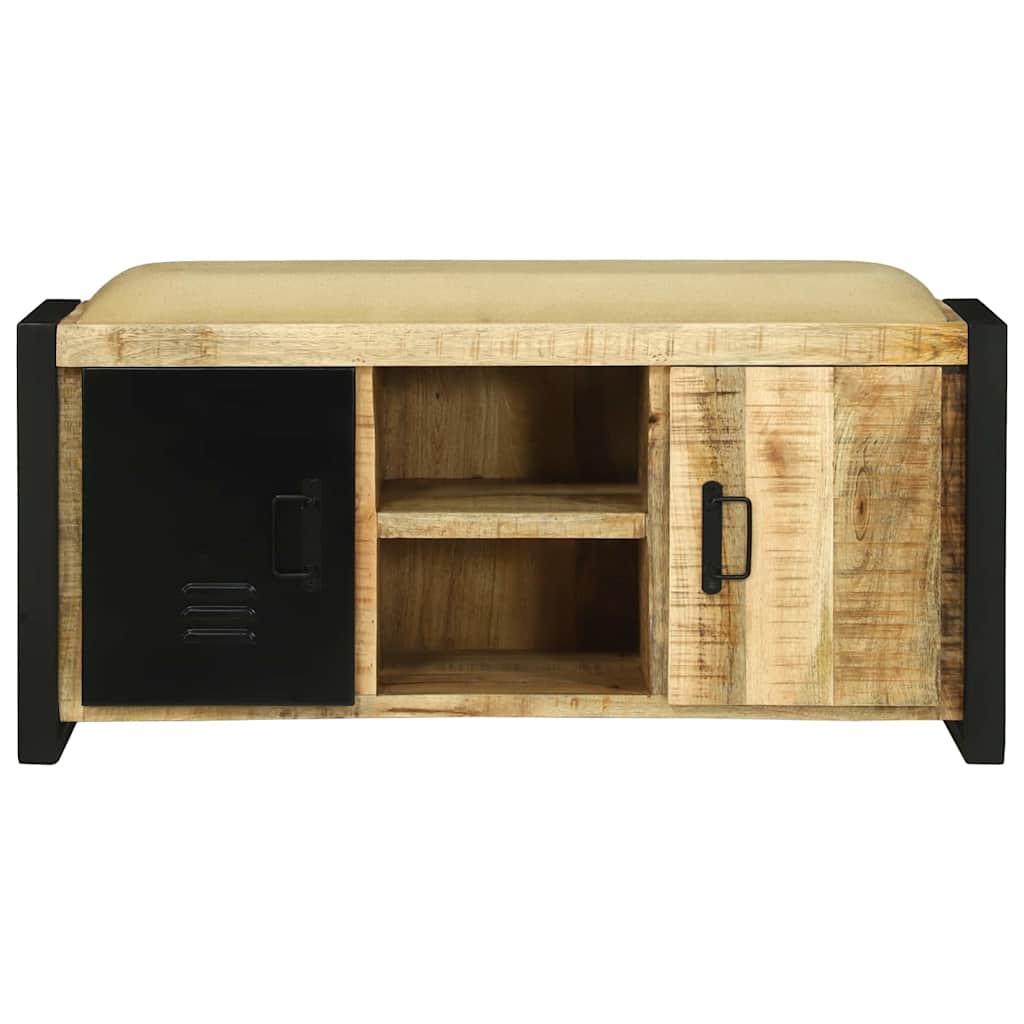 Gabinete de banco Marrón Madera maciza de Mango
