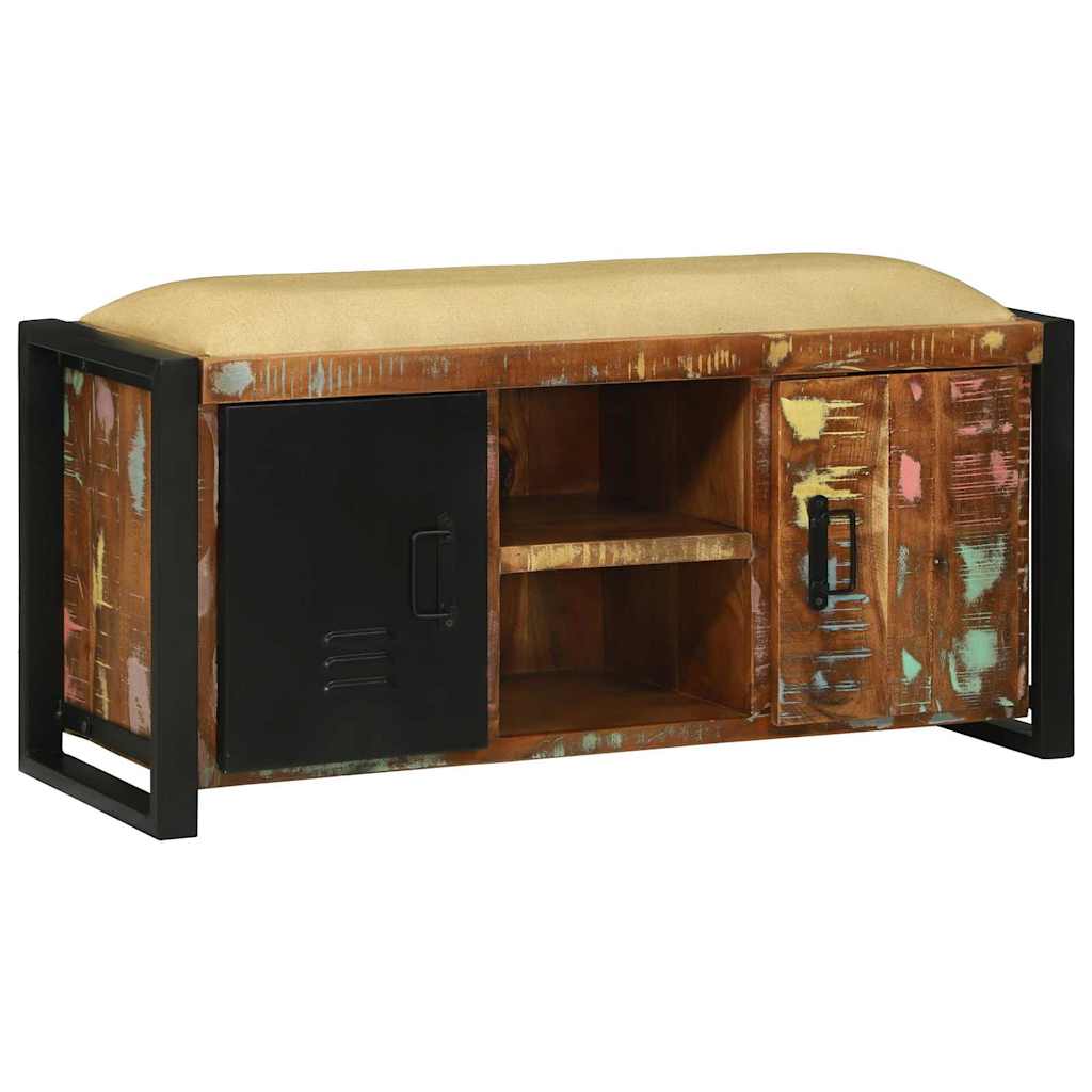 Brown Mango Wood Bank Cabinet