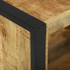 Cubo de Pared Marrón 55 x 35 x 40 cm Madera de mango maciza