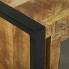 Mueble de Cuarto de Baño Marrón Madera de mango maciza