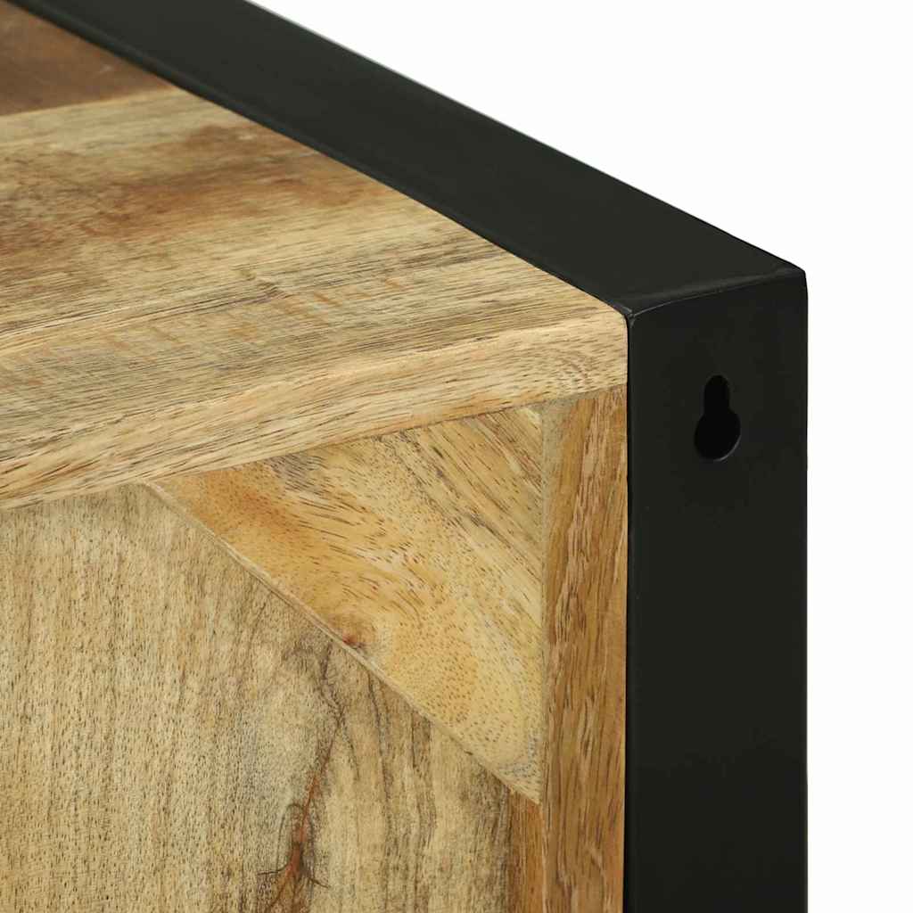 Mueble de Cuarto de Baño Marrón Madera de mango maciza