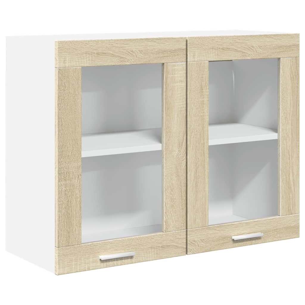Conjunto de armarios de cocina "Lyon" de 7 piezas de madera de ingeniería de roble Sonoma