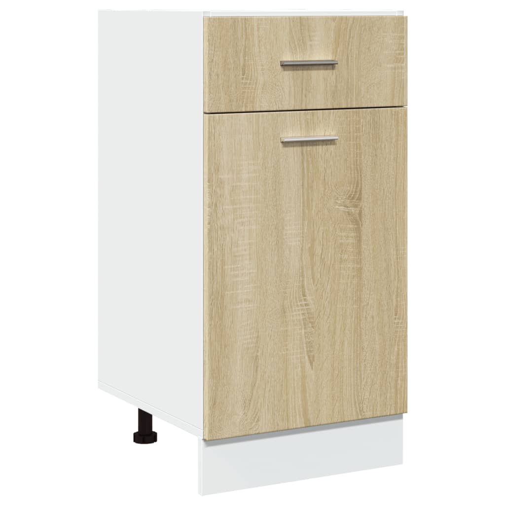 Conjunto de armarios de cocina "Lyon" de 7 piezas de madera de ingeniería de roble Sonoma