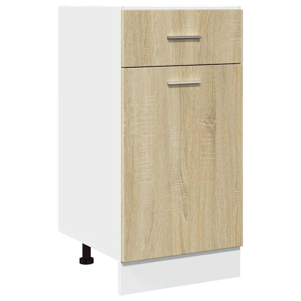 Conjunto de armarios de cocina "Lyon" de 7 piezas de madera de ingeniería de roble Sonoma