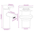 Set de mueble de baño 2 piezas cerámica y madera de ingeniería