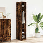 Distressed engineered wood wardrobe 100x50x200 cm