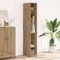 Armario de madera de ingeniería roble artesanal 100x50x200 cm