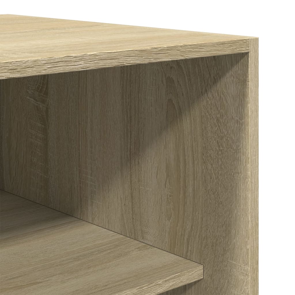 Armario de madera de ingeniería roble Sonoma 80x50x200 cm