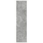 Armario de madera de ingeniería gris hormigón 80x50x200 cm