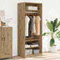 Armario de madera de ingeniería roble artesanal 100x50x200 cm
