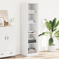 Armario de madera contrachapada blanco 100x50x200 cm