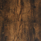 Armario de madera de ingeniería roble ahumado 50x50x200 cm