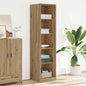 Armario de madera de ingeniería roble artesanal 100x50x200 cm