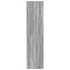 Armario de madera de ingeniería gris Sonoma 80x50x200 cm