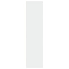 Armario de madera contrachapada blanco 100x50x200 cm